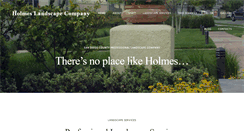 Desktop Screenshot of holmeslandscape.com